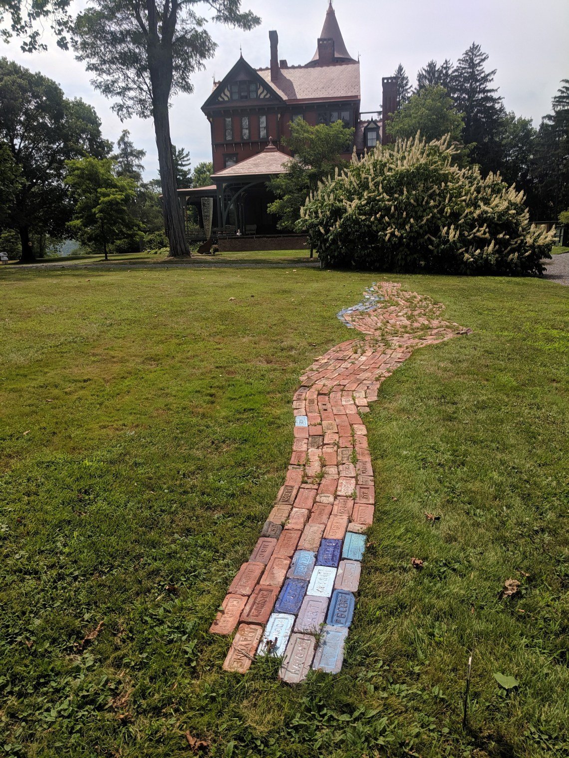 Julia Whitney Barnes _Hudson River of Bricks