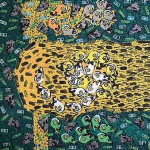 Abstract painting by Chinese artist